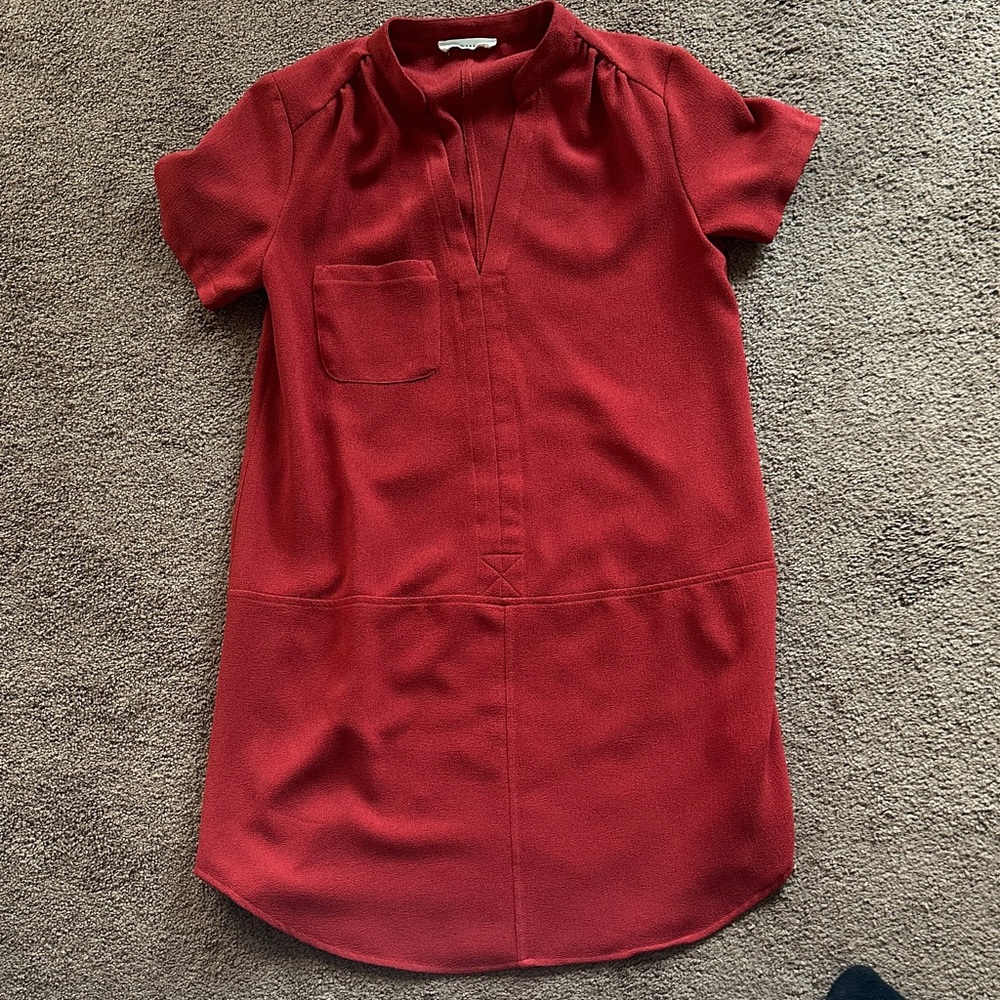 Burnt Orange short sleeve dress